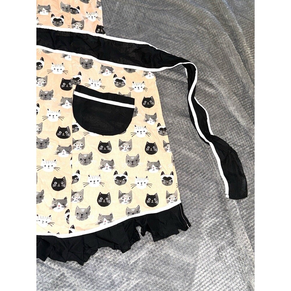 NWT Now Designs Betty Cats Meow Bib Apron - Picture 7 of 16